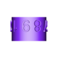3.stl Working Combination Padlock - Choose Your Own Code (Fusion 360 + STEP + STL)