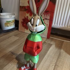 Bugs bunny urban vibes Fan art (multiparts/3mf)