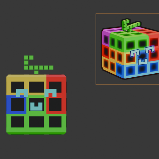Blox fruit Creation separated by colors / blox fruit Creation Separated by color 3D model