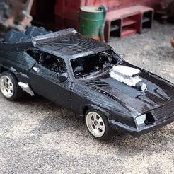 IMG-20200415-WA0020.jpg Fichier STL gratuit Mad Max Interceptor V8 Ford Falcon Gaslands・Objet à télécharger et à imprimer en 3D