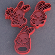 Pack_pascua2022.png Easter Cookie Cutter Set: Easter Bunny. Easter Cookie Cutter Pack: Easter Bunny.
