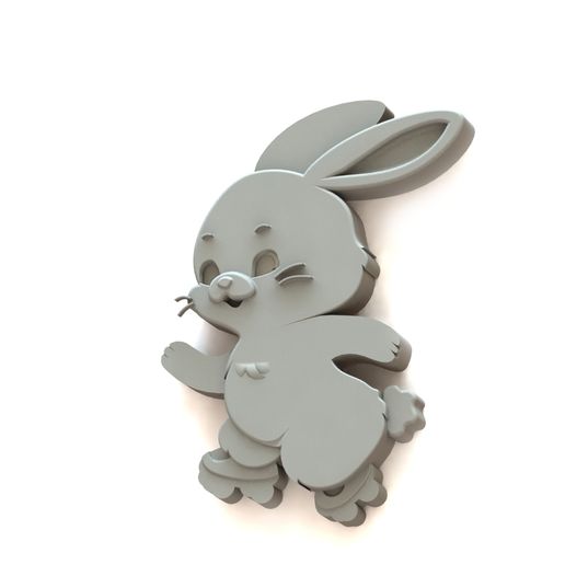 🆕 New Jeans Tokki and Keychain set・ STL File for ・Cults