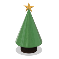 Tealight-tree-Christmas.png Tealight Christmas Tree with Topper (Simplified)