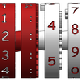 4.png Numbers for clock with mechanical display