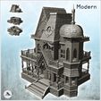 1-PREM.jpg Modern spooky manor house with staircase and stone platform (2) - Cold Era Modern Warfare Conflict World War 3