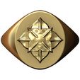 S-R1-02.JPG Corola Blumen Rosette Oval Siegelring