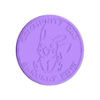 Pika_Coin_fix_front.stl Pokemon Go Community Day #1 coin - Pikachu
