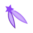 Star and leaf(need support) .stl Kamichama Karin magic staff