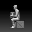 876859.jpg street musician 3D print model