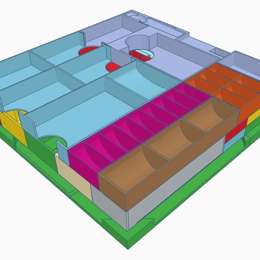 Assembled-Angle-2.jpg Вкладыш для розничной продажи настольной игры Cyberpunk 2077 Gangs Of Night City + Families And Outcasts Expansion