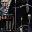 Cover.jpg Fichier STL GANDALF GLAMDRING SWORD - LE HOBBIT・Plan à imprimer en 3D à télécharger