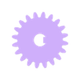 20 Tooth Gear 20DP.stl 3D Print 4 Stroke Single Cylinder Air Engine