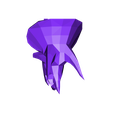 TFH.stl Archivo STL gratis Low Poly Triceratops Skull Flash Hider・Plan para descargar y imprimir en 3D
