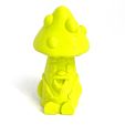 1.jpg 3D Printable STL File - Fantasy Mushroom Farmer Lawn Gnome - Royalty Free - For Attaboy's "Game of Shrooms 2023"