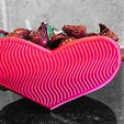 valentine-heart-rose-and-candy-holder.png Valentine heart gift box for candy and rose flower