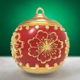 Boule_DeluxeCarousselFloral2.jpg Christmas bauble - Deluxe Carrousel Floral