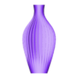 Bottle vase by Slimprint.stl Bottle vase with texture, (vase mode stl) | Slimprint