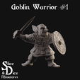 Goblin Warrioir SS1 Cover.png Goblin Warrior  Tabletop Miniature