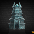 30_Drow_Render.png Drow Dice Tower - SUPPORT FREE!