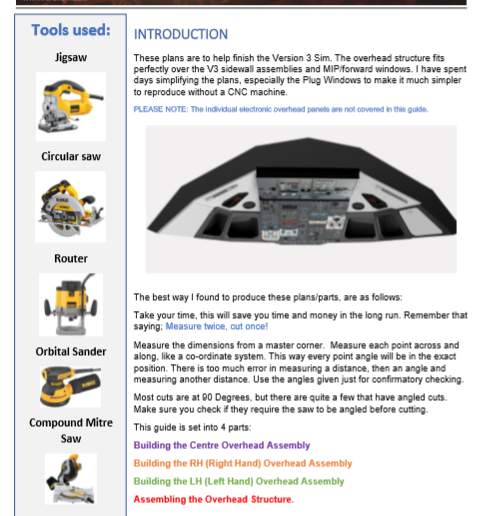 💭 Boeing 737 Overhead Structure – 201‑Page Full Build Guide (LHS, RHS ...