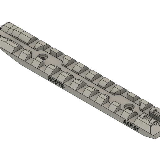 AAP-01-rail-superieur-entre-axe-70mm-2-v1-3.png Fichier STL gratuit AAP-01 Rail supérieur avec mire・Design pour impression 3D à télécharger, Roots-