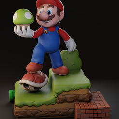 mario8.png STL file Mario・3D printing template to download