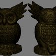 HA_Print3_OwlStatue4.jpg Carved Owl Statue Supportless