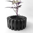 misprint-8454-2.jpg The Erlin Planter Pot with Drainage | Modern and Unique Home Decor for Plants and Succulents  | STL File