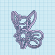 678-Meowstic-Female.png Pokemon: Meowstic Cookie Cutters