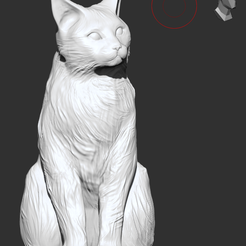 gato2.png STL-Datei Katzenhaltung 2 / Gato-Haltung 2・3D-druckbares Modell zum herunterladen