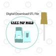 ETSY-Listingstl.png Hacksaw Cake Pop Mold | Digital Download STL File