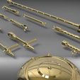 libraweapons2.jpg Libra Gold Saint weapons from Saint Seiya 3D print model