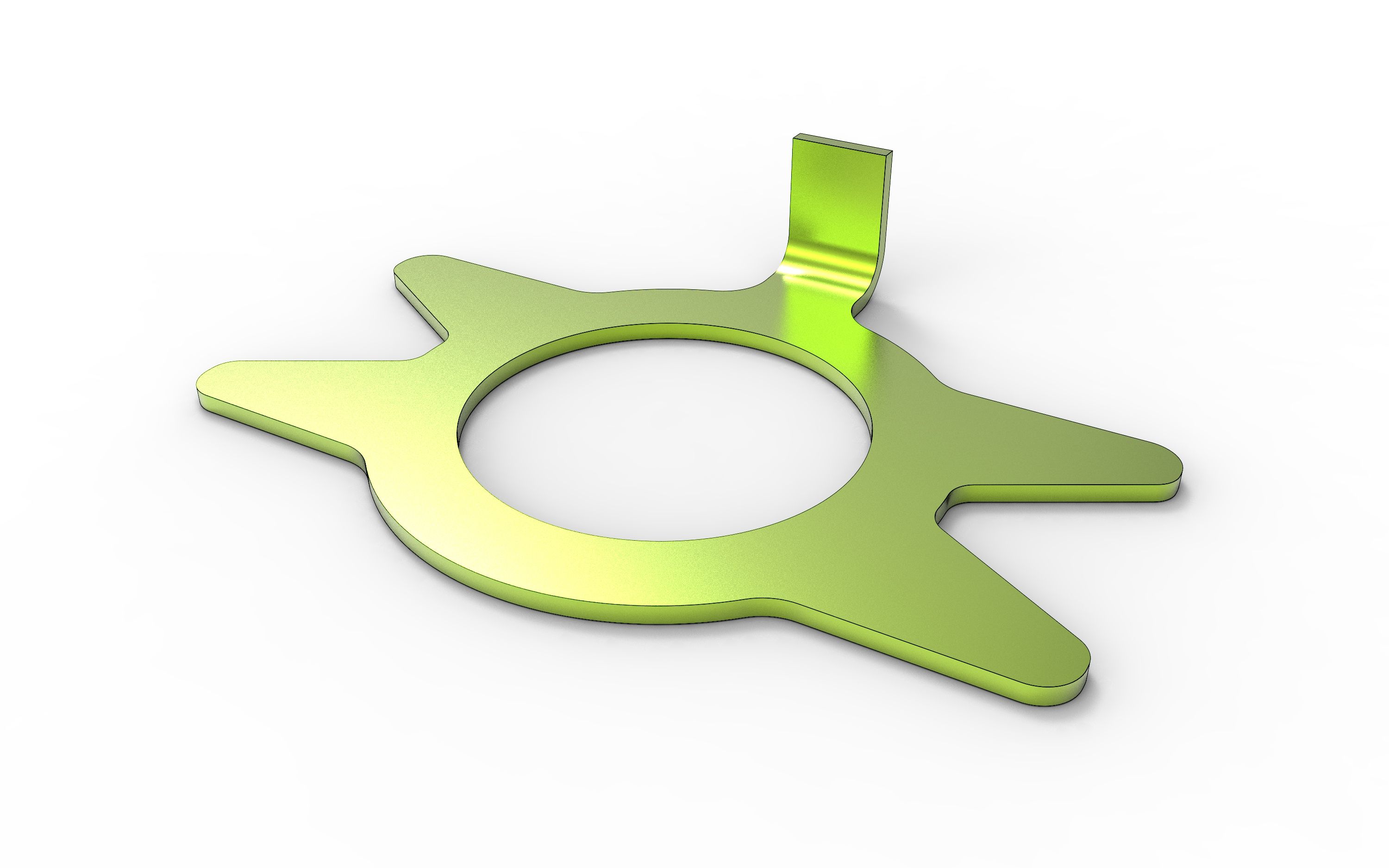 STL file Locking tab washer・3D print design to download・Cults