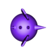Top part Nidoking ears.stl POKÉBOLA NIDOKING