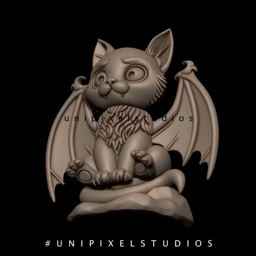 Holloween-cat-bat-3D-STL-3d-modeling-3ddesign-stlfile-holloweenstl-3dsculpting-3dmodleing-3dprint.jpg Holloween  Bat  Cat STL 3D model