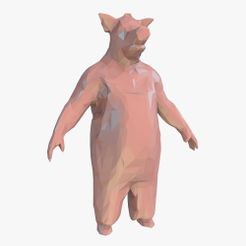 Pig-1.jpg Pig low poly