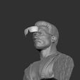 121.jpg Arnold T-800 bust with glasses for 3d print stl .2 options