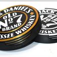 JDcoaster2.jpg Sous-verres à boire Jack Daniel's