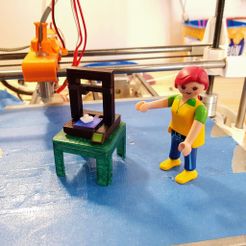 20190329_181609.jpg Free STL file Playmobil 3D printer・Object to download and to 3D print