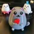 pict18.jpg 3D-Datei So Kawaii Katze super niedlich und lustig [Sparschwein, Box, Topf, dekorative Figur]・3D-druckbares Design zum Herunterladen