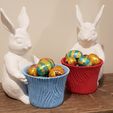 Easter Bunny Toy/Pot/Planter