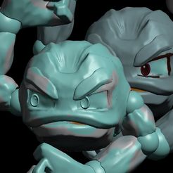 ScreenShot788.jpg 3D file Pokemon Geodude Action figure Articulated toy・3D printing template to download