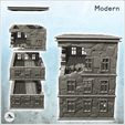 3.jpg Modern ruined building with two floors and flat roof (5) - Future Sci-Fi SF Post apocalyptic Tabletop Scifi 28mm 15mm 20mm Modern