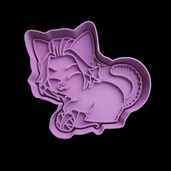 push-diseño.png Fichier 3D gratuit Manjiro Neko Cookie Cutter Free・Objet pour impression 3D à télécharger