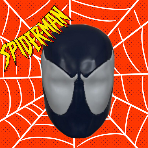Spiderman symbiote head sculpt