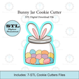 Etsy-Listing-Template-STL.png Bunny Jar Cookie Cutter | STL File