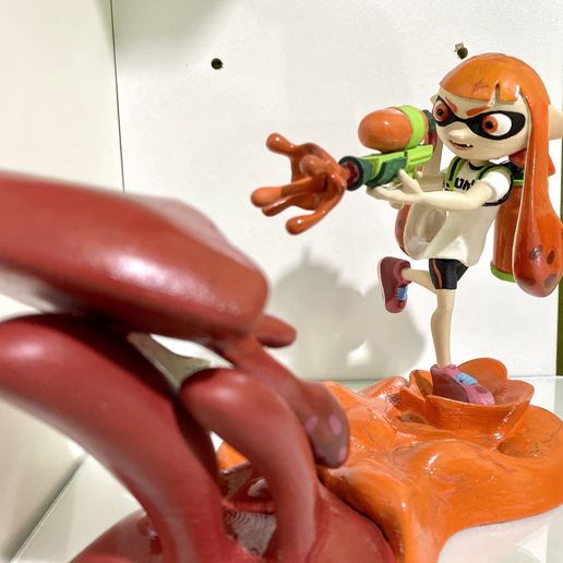 👧 Inkling Girl Splatoon 3D Model・ STL File for ・Cults
