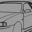 Nissan_Skyline_GTR_R34_Wall_Silhouette_Render_04.png Nissan Skyline GTR R34 Perspective Wall Silhouette