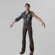 Renders0018.png Ash Williams Evil Dead Lowpoly RIgged