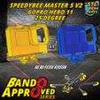 speedybee-master-5-v2-gopro-mount-2.jpg [BANDO APPROVED SERIES] SpeedyBee Master 5 V2 GOPRO HERO 9/10/11 MOUNT 25 DEGREE